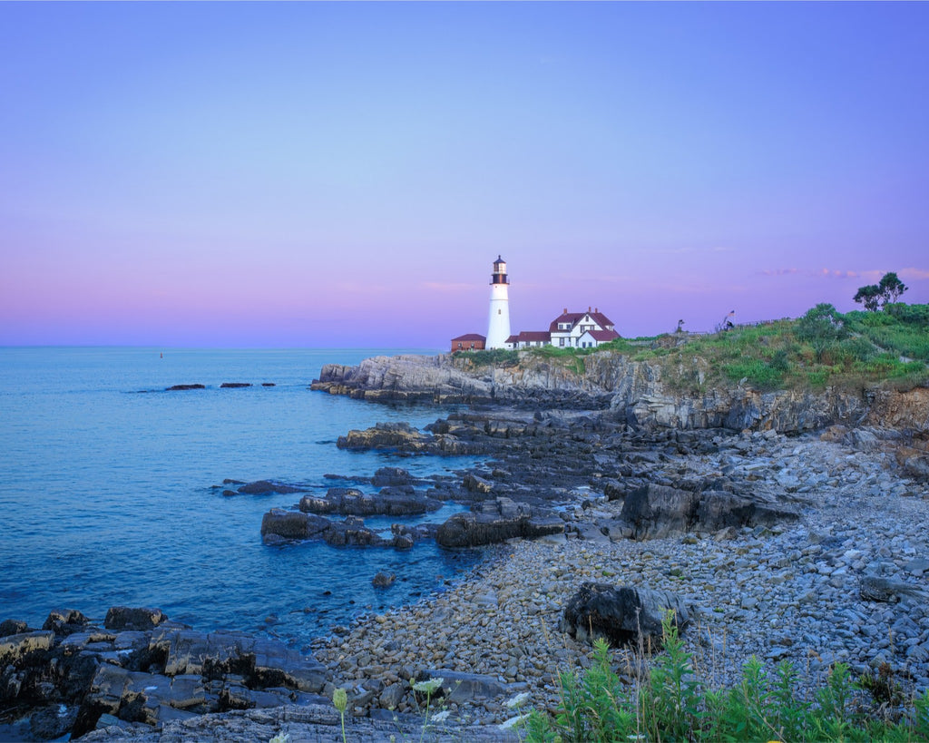 Violet Sky – Portland Head Lighthouse Fine Art Print