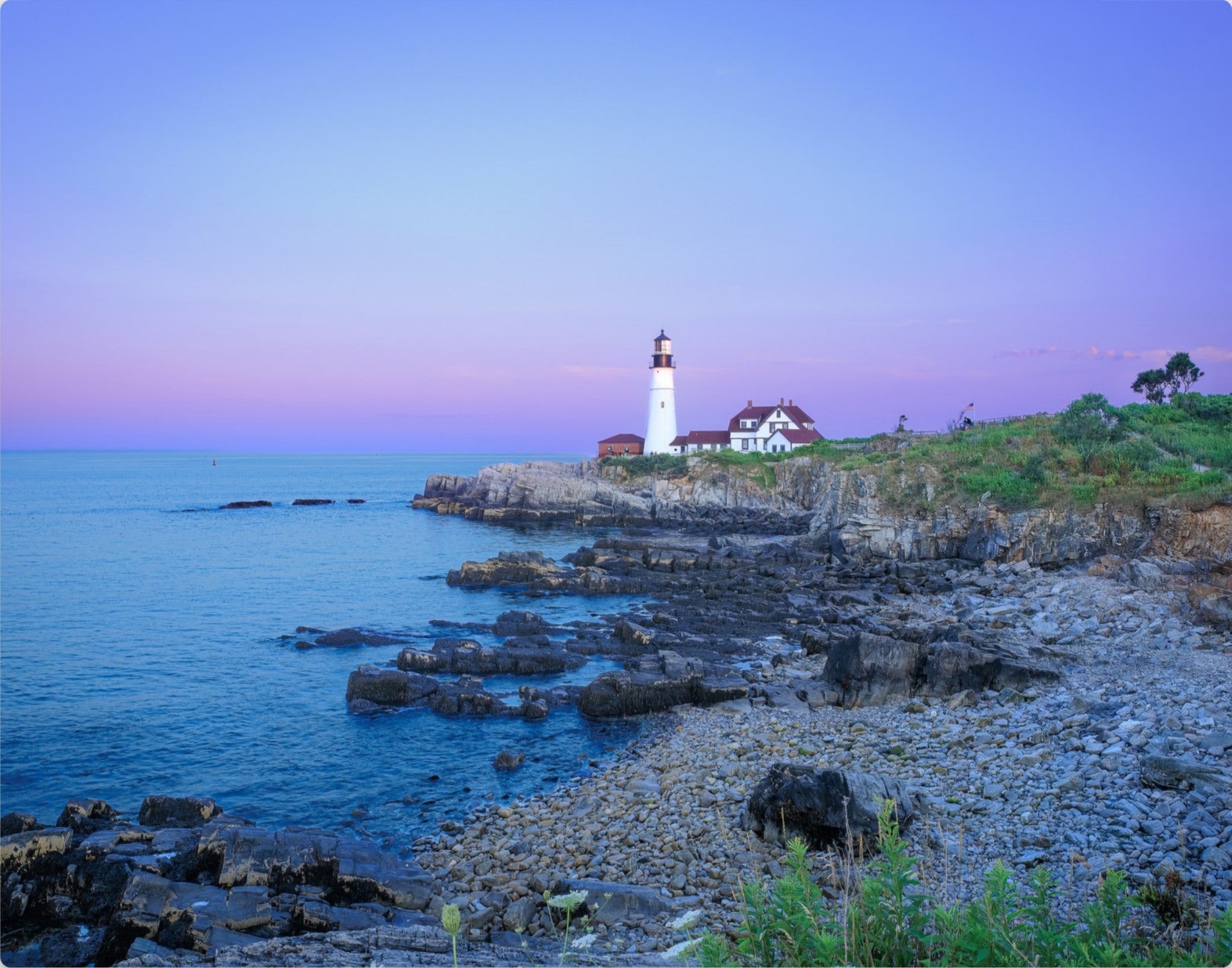 Violet Sky – Portland Head Lighthouse Fine Art Print