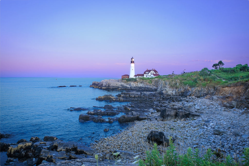 Violet Sky – Portland Head Lighthouse Fine Art Print
