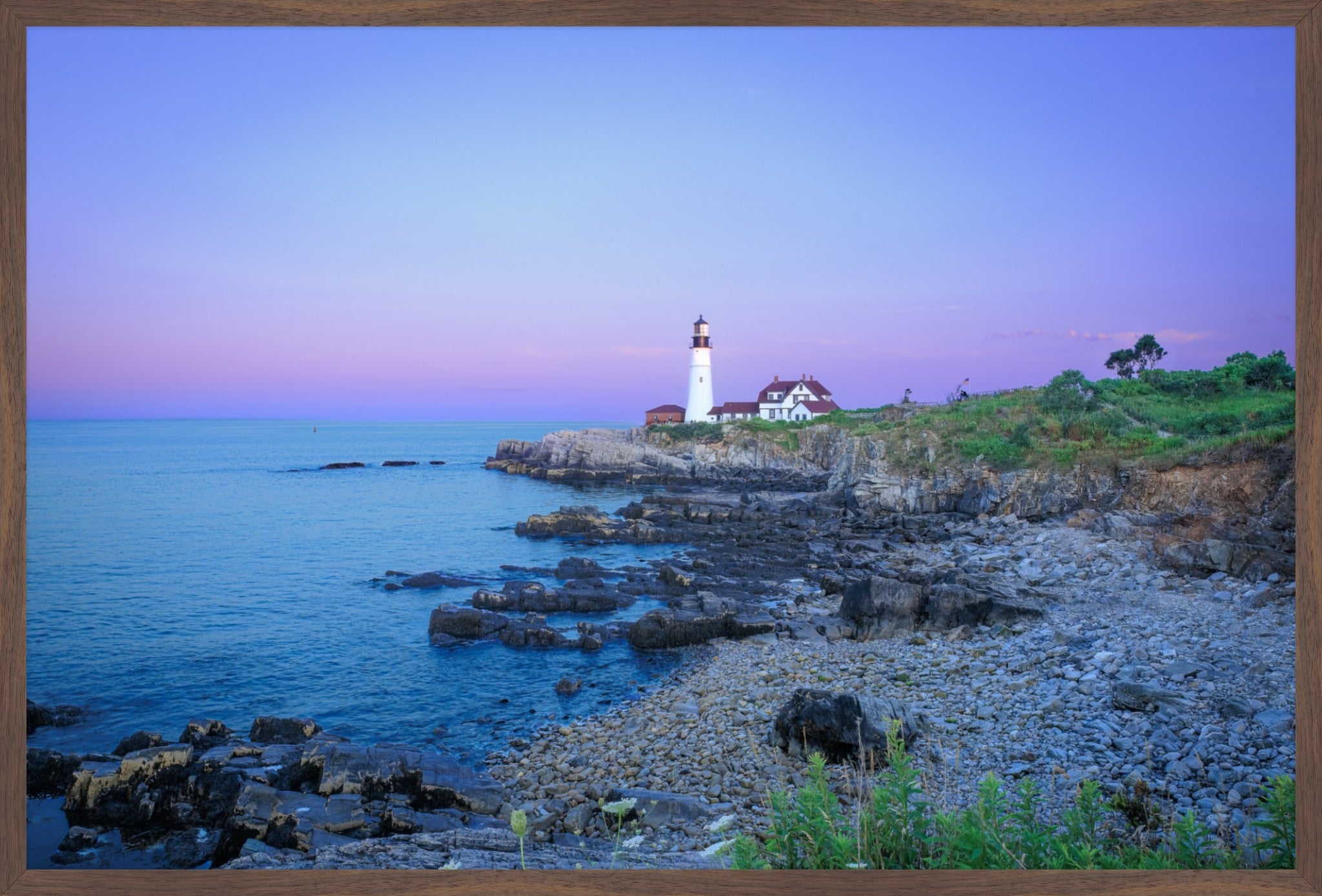 Violet Sky – Portland Head Lighthouse Fine Art Print